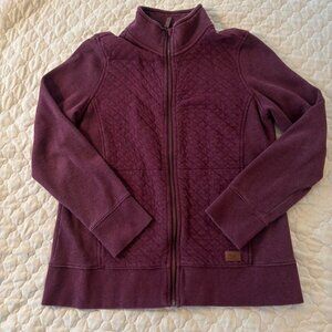 L.L. Bean Women’s Maroon Full Zip Quilted Jacket Size M Reg